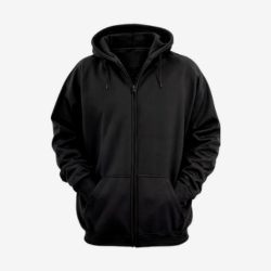 Blusa de Frio Cor Preta Tamanho M Com Capuz (Produto Usado)