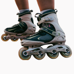 Patins Cores Branco e Verde Masculino (Produto Usado)