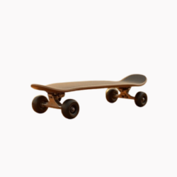 Skate Marrom Infantil (Produto Usado)