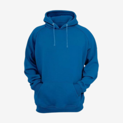 Blusa de Frio Azul com Capuz Tamanho M Adulto (Produto Usado)
