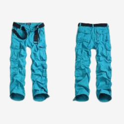 Calça Futurista Azul-marinho Masculina Tamanho G Adulto (Produto Usado)