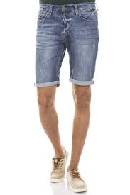Bermuda Jeans Cor Cinza Masculina