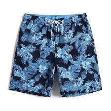 Bermuda Curta Preta e Azul Masculina Adulta