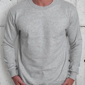 Blusa de Frio Cinza e Fina