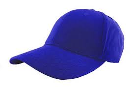 Boné Sem Estampa Cor Azul