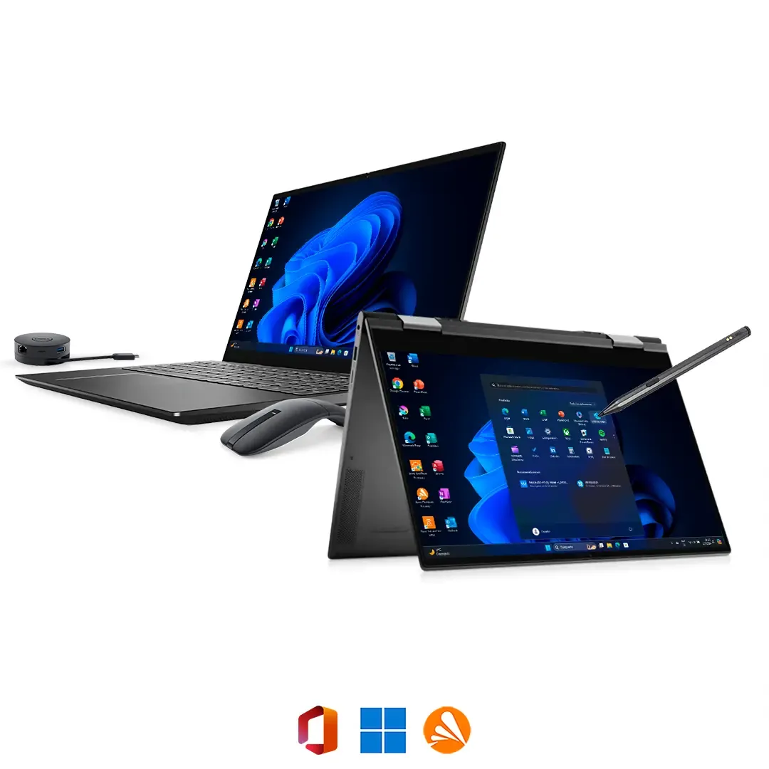 Notebook Dell Inspirion 2 in 1 i7 11th + 16gb ddr4 + 1tb nvme + intel iris