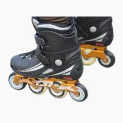 Patins Robloxt R678 - Cor Preto e Laranja